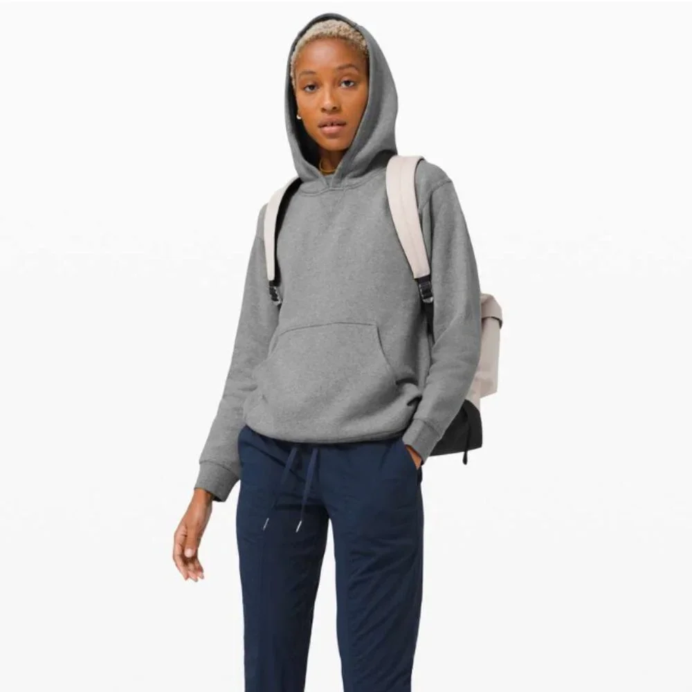 Lululemon All Yours Hoodie *Fleece W3DVBS (Heathered Core Medium Grey) - Size 4